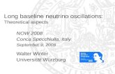 Long baseline neutrino oscillations: Theoretical aspects