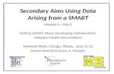 Secondary Aims Using Data Arising from a SMART