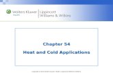 Chapter 54 Heat and Cold Applications