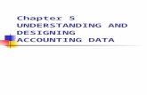 Chapter 5  UNDERSTANDING AND DESIGNING ACCOUNTING DATA