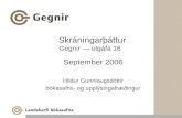 Skráningarþáttur Gegnir — útgáfa 16