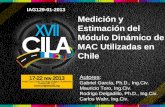 Medición y Estimación del Módulo Dinámico de MAC Utilizadas en Chile