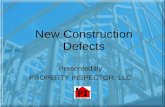 New Construction Defects