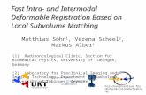 Fast Intra- and Intermodal Deformable Registration Based on Local Subvolume Matching