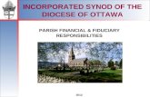 INCORPORATED SYNOD OF THE DIOCESE OF OTTAWA