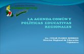 LA AGENDA COMÚN Y POLÍTICAS  EDUCATIVAS REGIONALES