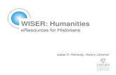 WISER: Humanities eResources for Historians
