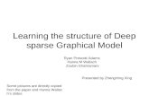 Learning the structure of Deep sparse Graphical Model