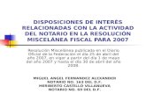 MIGUEL ANGEL FERNANDEZ ALEXANDER NOTARIO NO. 163 DEL D.F. HERIBERTO CASTILLO VILLANUEVA