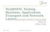 TestBATN: Testing Business, Application, Transport and Network Layers