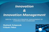 Innovation  &  Innovation Management