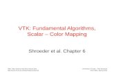 VTK: Fundamental Algorithms, Scalar – Color Mapping