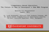 “Competency-Based  Education:  The  Future is Now  in  Davenport’s New  MBA Program”