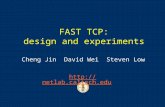 FAST TCP: design and experiments