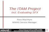 The ITAM Project incl. Evaluating SFX