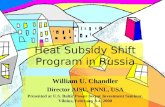 Heat Subsidy Shift Program in Russia