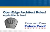 OpenEdge Architect Rules! AppBuilder  is Dead