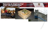 Welcome to Engineering! APSC-100 introduction