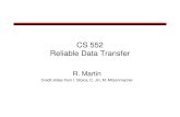 CS 552 Reliable Data Transfer