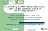 Segmenting the Paris residential market according to temporal evolution  and housing attributes