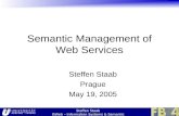 Semantic Management of Web Services