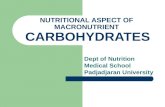 NUTRITIONAL ASPECT OF MACRONUTRIENT CARBOHYDRATES