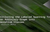 Partitioning the Labeled Spanning Trees of an Arbitrary Graph into  Isomorphism Classes