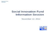Social Innovation Fund Information Session
