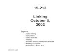 Linking October 5, 2002