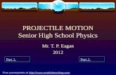 PROJECTILE MOTION Senior High School Physics