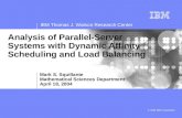 Analysis of Parallel-Server Systems with Dynamic Affinity Scheduling and Load Balancing
