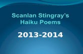 Scanlan  Stingray’s Haiku Poems