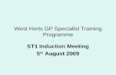 West Herts GP Specialist Training Programme