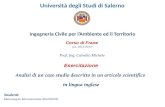 Università  degli Studi di Salerno