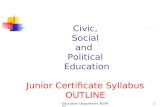 Civic,  Social  and  Political  Education Junior Certificate Syllabus OUTLINE