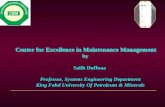 Center for Excellence in Maintenance Management by