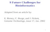 9 Future Challenges for Bioinformatics