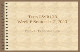 Torts LWB133 Week 6 Semester 2 ,2000