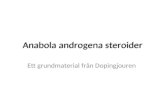 Anabola androgena steroider