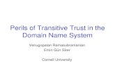 Perils of Transitive Trust in the Domain Name System
