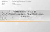 Pertemuan 14-15-16  Tempat Kedudukan Akar(Root Locus Analysis)