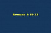 Romans 1:18-23