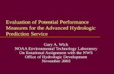 Evaluation of Potential Performance Measures for the Advanced Hydrologic Prediction Service