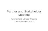 Partner and Stakeholder Meeting