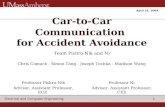 Car-to-Car Communication for Accident Avoidance