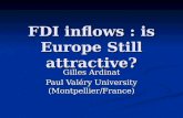 FDI inflows : is Europe Still attractive?