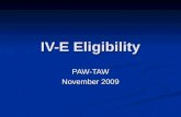IV-E Eligibility