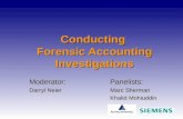 Conducting  Forensic Accounting Investigations