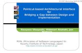 Pointcut -based Architectural Interface for Bridging a Gap between Design and Implementation