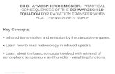 Key Concepts :  Infrared transmission and emission by the atmosphere gases.